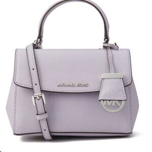 Michael Kors Ava Light Purple Satchel bag crossbody